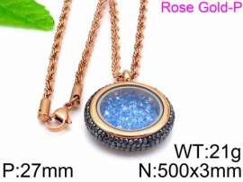 Stainless Steel Stone Necklace