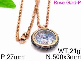 Stainless Steel Stone Necklace