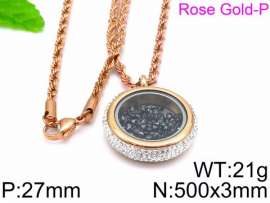 Stainless Steel Stone Necklace