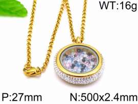 Stainless Steel Stone Necklace