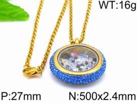 Stainless Steel Stone Necklace