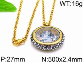 Stainless Steel Stone Necklace