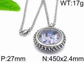 Stainless Steel Stone Necklace