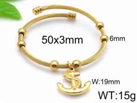 Stainless Steel Gold-plating Bangle