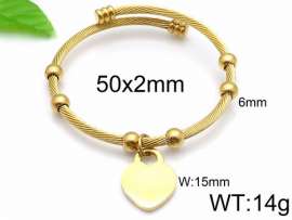 Stainless Steel Gold-plating Bangle