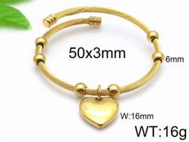 Stainless Steel Gold-plating Bangle