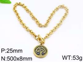 SS Gold-Plating Necklace