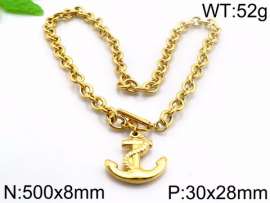 SS Gold-Plating Necklace
