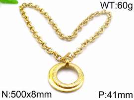 SS Gold-Plating Necklace