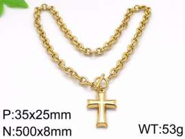 SS Gold-Plating Necklace