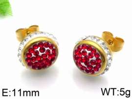 Stainless Steel Stone&Crystal Earring