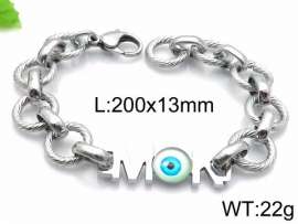 Stainless Steel Stone Bracelet