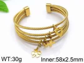 Stainless Steel Gold-plating Bangle