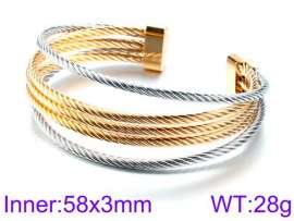 Stainless Steel Gold-plating Bangle