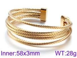 Stainless Steel Gold-plating Bangle