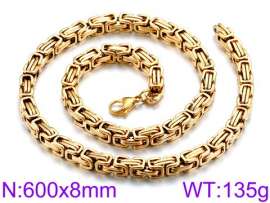 SS Gold-Plating Necklace