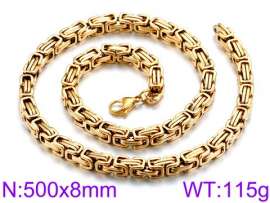 SS Gold-Plating Necklace