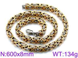 SS Gold-Plating Necklace