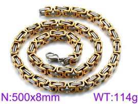 SS Gold-Plating Necklace