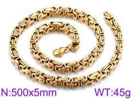 SS Gold-Plating Necklace