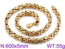 SS Gold-Plating Necklace