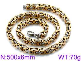 SS Gold-Plating Necklace