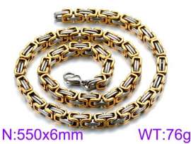 SS Gold-Plating Necklace