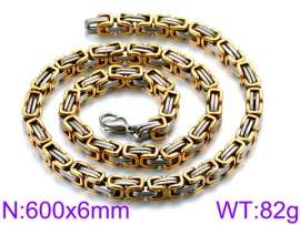 SS Gold-Plating Necklace