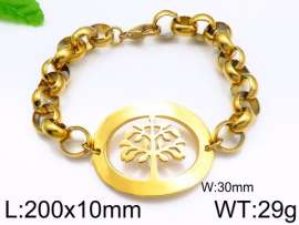 Stainless Steel Gold-plating Bracelet