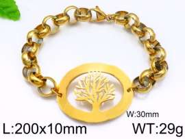 Stainless Steel Gold-plating Bracelet