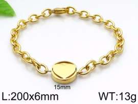 Stainless Steel Gold-plating Bracelet