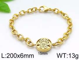 Stainless Steel Gold-plating Bracelet