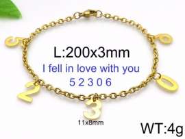 Stainless Steel Gold-plating Bracelet