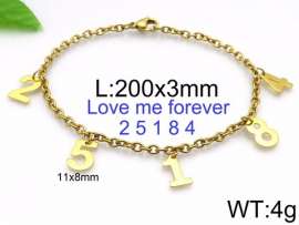 Stainless Steel Gold-plating Bracelet