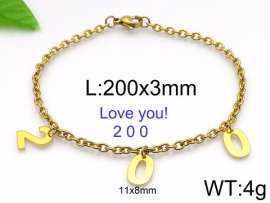 Stainless Steel Gold-plating Bracelet