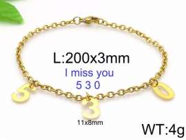 Stainless Steel Gold-plating Bracelet