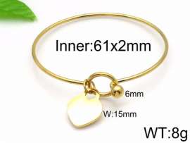 Stainless Steel Gold-plating Bangle