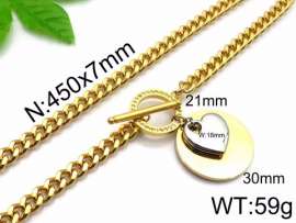 SS Gold-Plating Necklace