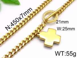SS Gold-Plating Necklace