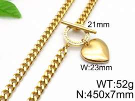 SS Gold-Plating Necklace
