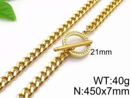 SS Gold-Plating Necklace