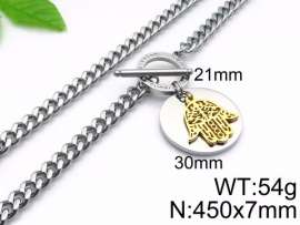 SS Gold-Plating Necklace