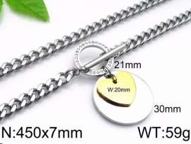 SS Gold-Plating Necklace