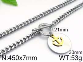 SS Gold-Plating Necklace
