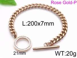 Stainless Steel Rose Gold-plating Bracelet