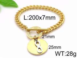 Stainless Steel Gold-plating Bracelet