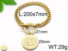 Stainless Steel Gold-plating Bracelet