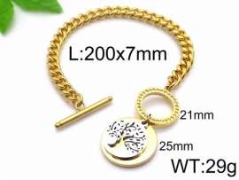 Stainless Steel Gold-plating Bracelet