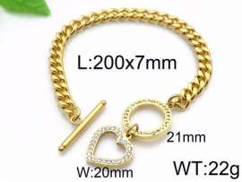 Stainless Steel Gold-plating Bracelet