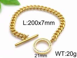 Stainless Steel Gold-plating Bracelet